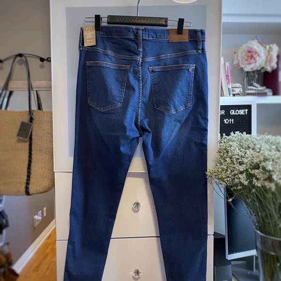MADEWELL 10" High-rise Skinny Jeans, Button-Front - Picture 3 of 7